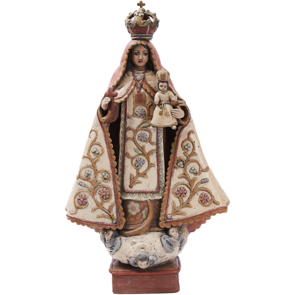 Nuestra Señora del Carmen - Pottery & Ceramics - Mexican Folk Art Clay - Cactus Fine Art