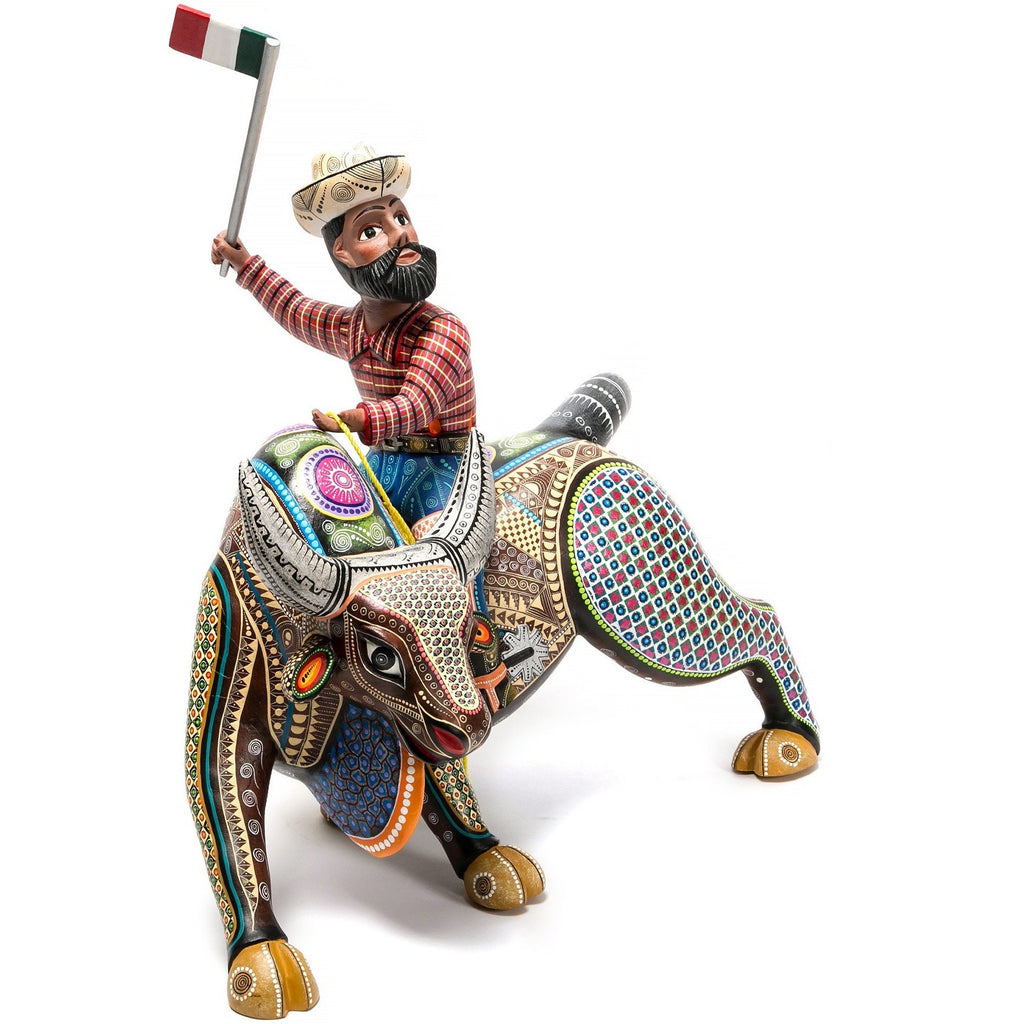 El Jinete / Woodcarving Mexican Folk Art Sculpture
