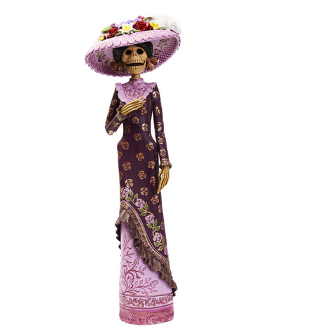 Catrina en Día de Muertos - Ceramic Sculpture - Mexican Folk Art - Cactus Fine Art