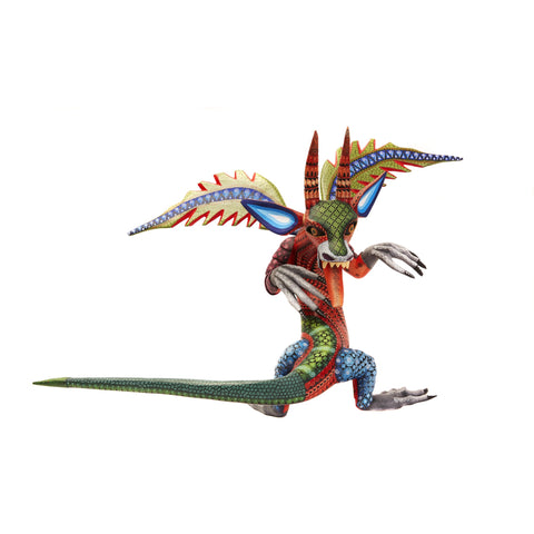 Dragon Fantastico - Fantastic Dragon Alebrije - Mexican Folk Art | Cactus Fine Art