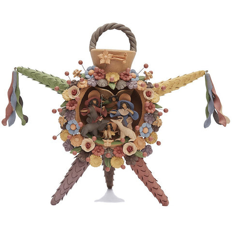 Piñata Natividad Pequeña - Little Nativity Piñata / Ceramics Mexican Folk Art Clay
