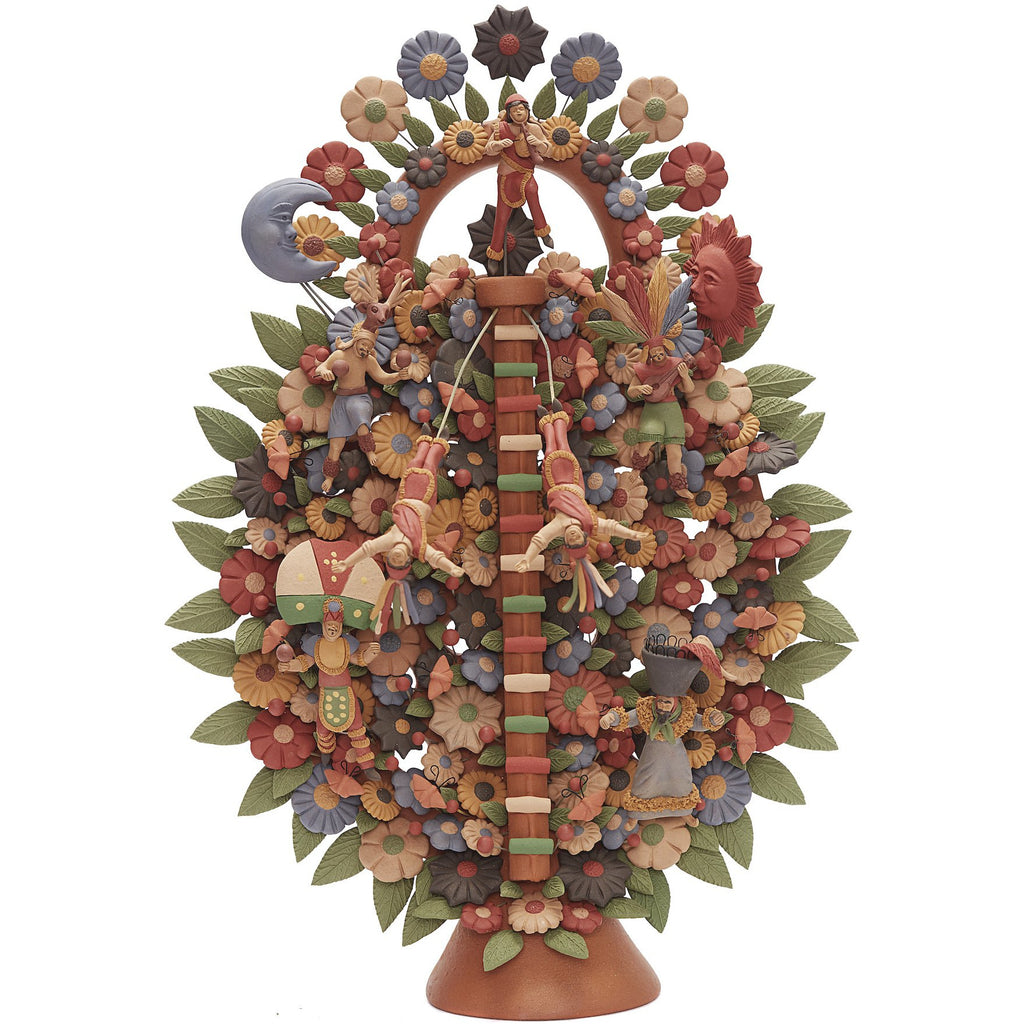 Arbol de Danzantes - Dancers Tree / Ceramics Mexican Folk Art Clay
