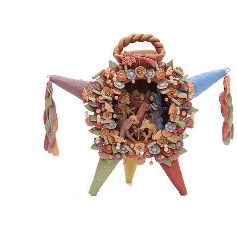 Piñata Natividad Grande - Big Nativity Piñata / Ceramics Mexican Folk Art Clay