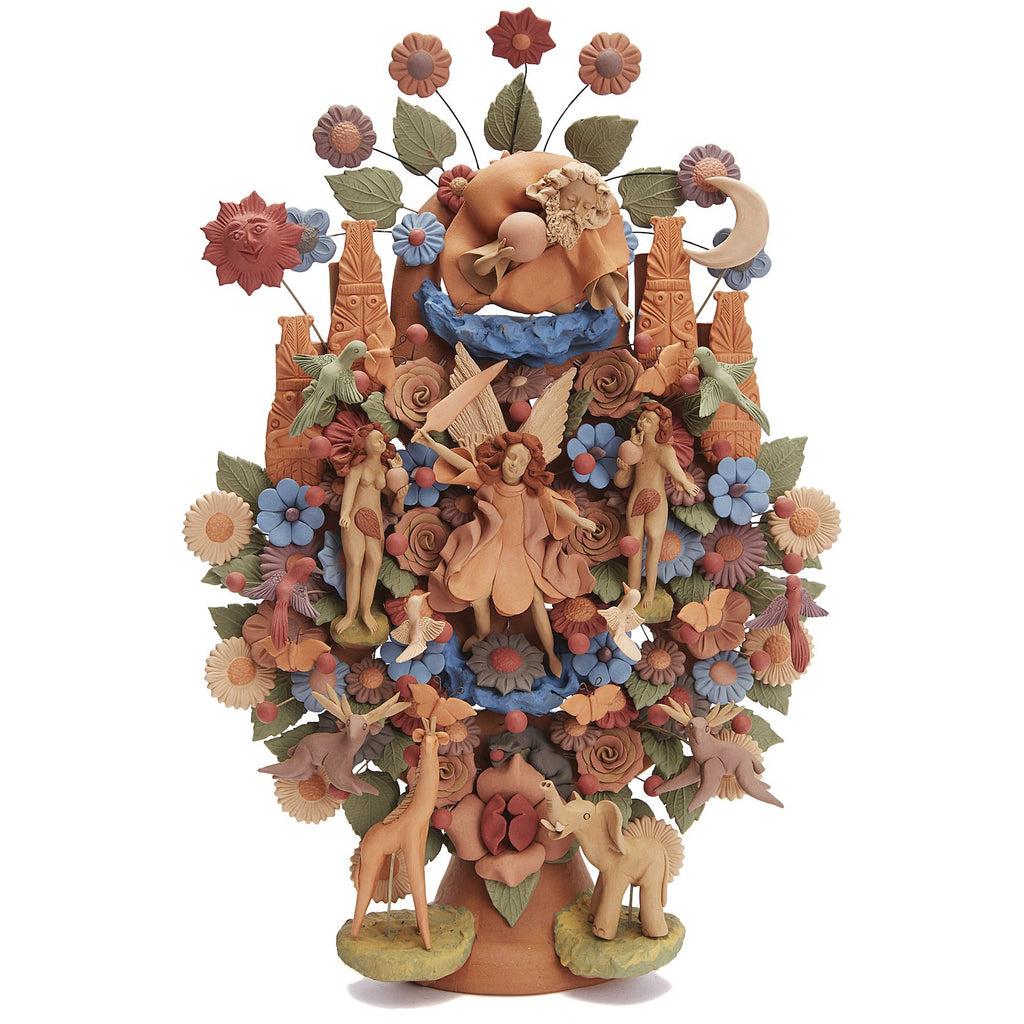 Arbol de la vida - Tree of life / Ceramics Mexican Folk Art Clay