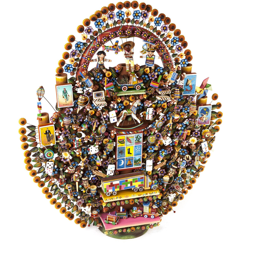 Arbol de Juguetes / Ceramics Mexican Folk Art Clay Tree of Life