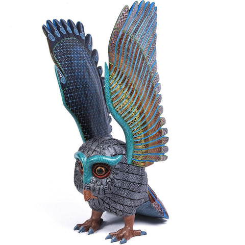 Guardian de la Noche / Woodcarving Alebrije Mexican Folk Art Sculpture