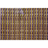 Tapete Miniatura Morado y Amarillo / Textiles Mexican Folk Art Miniature Rug