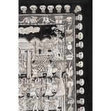 Ofrendas para mis muertos / Amate Paper Mexican Folk Art Painting Frame