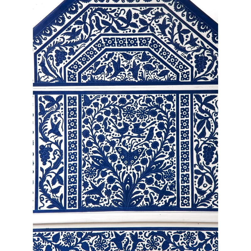 Baul con motivos de fauna y faenas del campo / Woodcarving Lacquer Mexican Folk Art