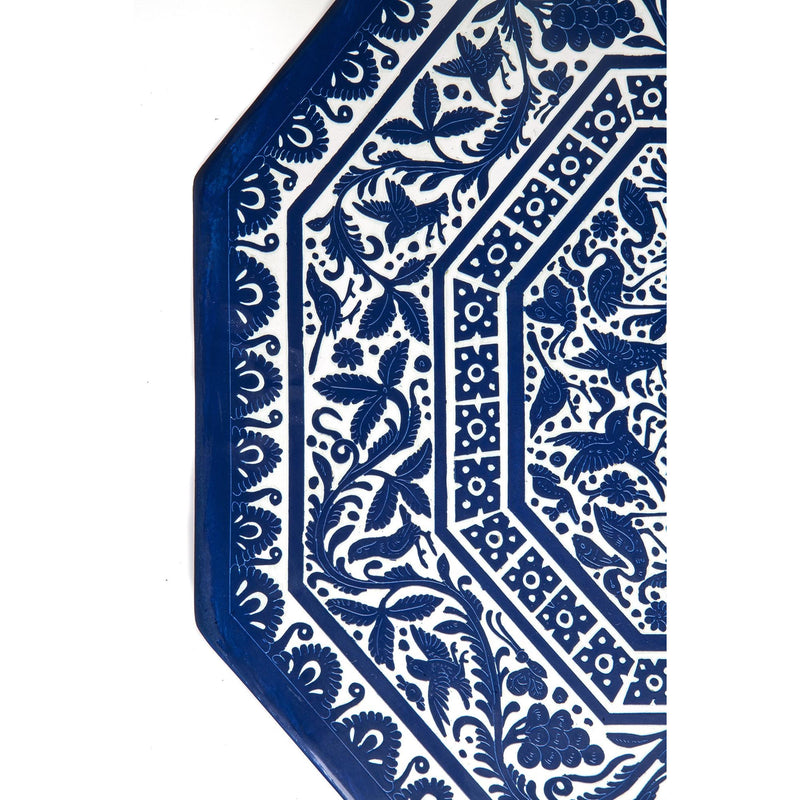 Baul con motivos de fauna y faenas del campo / Woodcarving Lacquer Mexican Folk Art