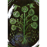 Charola Verde Vidriada / Ceramics Mexican Folk Art Clay