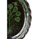 Charola Verde Vidriada / Ceramics Mexican Folk Art Clay