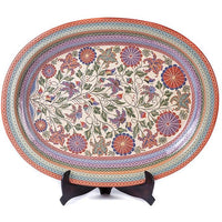 Charola Arcoiris y Flores / Ceramics Mexican Folk Art Clay