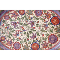 Charola Arcoiris y Flores / Ceramics Mexican Folk Art Clay