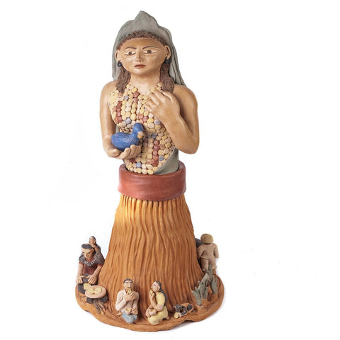 Historia del Maiz / Ceramics Mexican Folk Art Clay