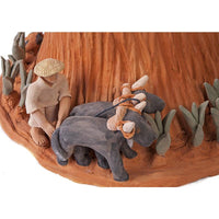Historia del Maiz / Ceramics Mexican Folk Art Clay