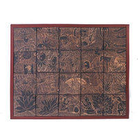 Historia del Mezcal / Ceramics Mexican Folk Art Clay Frame