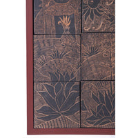 Historia del Mezcal / Ceramics Mexican Folk Art Clay Frame