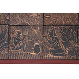 Historia del Mezcal / Ceramics Mexican Folk Art Clay Frame