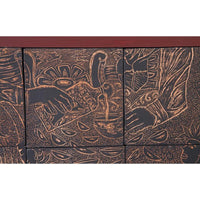 Historia del Mezcal / Ceramics Mexican Folk Art Clay Frame