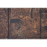 Historia del Mezcal / Ceramics Mexican Folk Art Clay Frame
