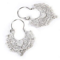 Arracadas Filigrana Corazon / Mexican Folk Art Silver Jewelry