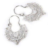 Arracadas Filigrana Corazon / Mexican Folk Art Silver Jewelry