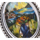 Camafeo Yunuen / Mexican Folk Art Silver Jewelry