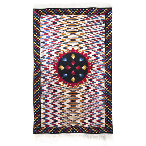 El Sol / Textiles Mexican Folk Art Rug