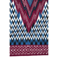 Sarape de Saltillo Azul / Textiles Mexican Folk Art Serape