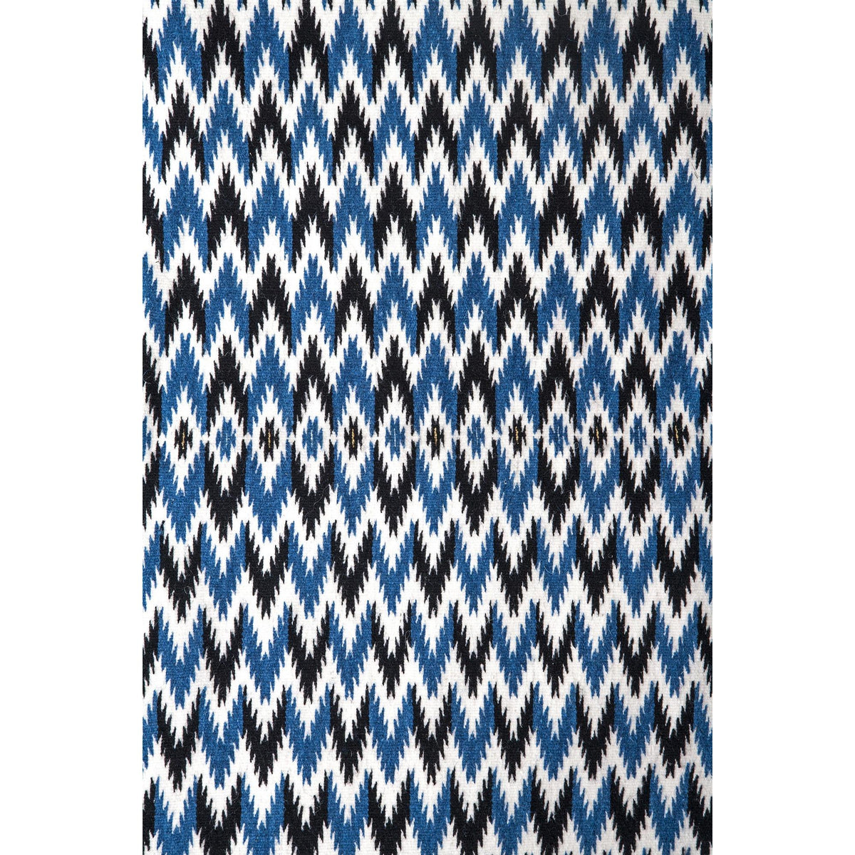 Sarape de Saltillo Azul / Textiles Mexican Folk Art Serape