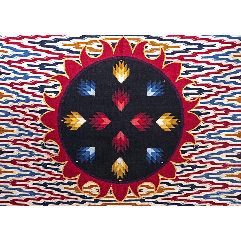 El Sol / Textiles Mexican Folk Art Rug
