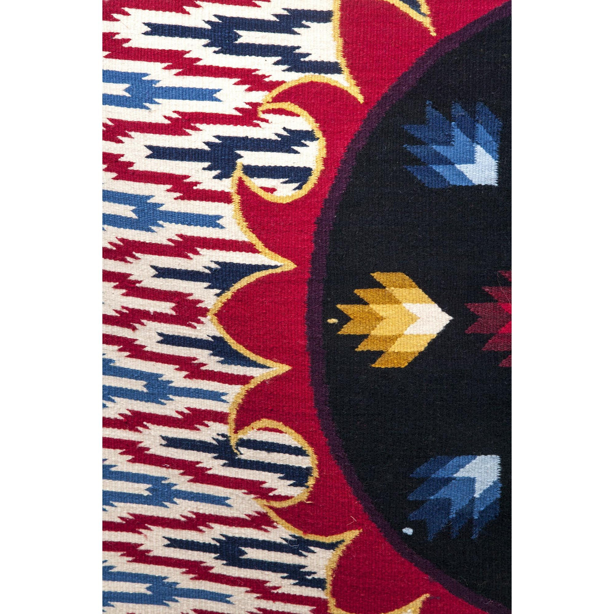 El Sol / Textiles Mexican Folk Art Rug