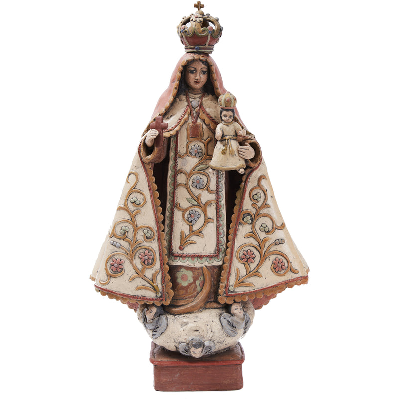 Nuestra Señora del Carmen - Pottery & Ceramics - Mexican Folk Art Clay - Cactus Fine Art