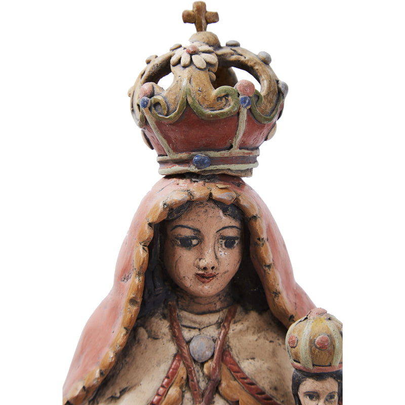 Nuestra Señora del Carmen - Pottery & Ceramics - Mexican Folk Art Clay - Cactus Fine Art
