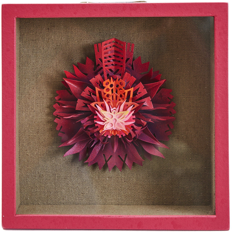 Pequeño Delirio Rosa III - Paper & Cartoon - Mexican Folk Art - Cactus Fine Art