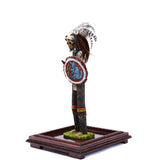 Emperador Ahuizotl - Mexican Folk Art  Featherwork and Ceramics - Cactus Fine Art