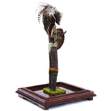 Emperador Ahuizotl - Mexican Folk Art  Featherwork and Ceramics - Cactus Fine Art