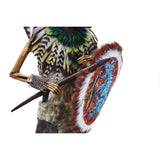 Emperador Ahuizotl - Mexican Folk Art  Featherwork and Ceramics - Cactus Fine Art