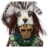 Emperador Ahuizotl - Mexican Folk Art  Featherwork and Ceramics - Cactus Fine Art