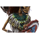 Emperador Ahuizotl - Mexican Folk Art  Featherwork and Ceramics - Cactus Fine Art