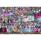 Mitote Folklórico - Inlay Nacre Frame - Mexican Folk Art- Cactus Fine Art
