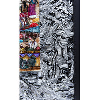 Mitote Folklórico - Inlay Nacre Frame - Mexican Folk Art- Cactus Fine Art