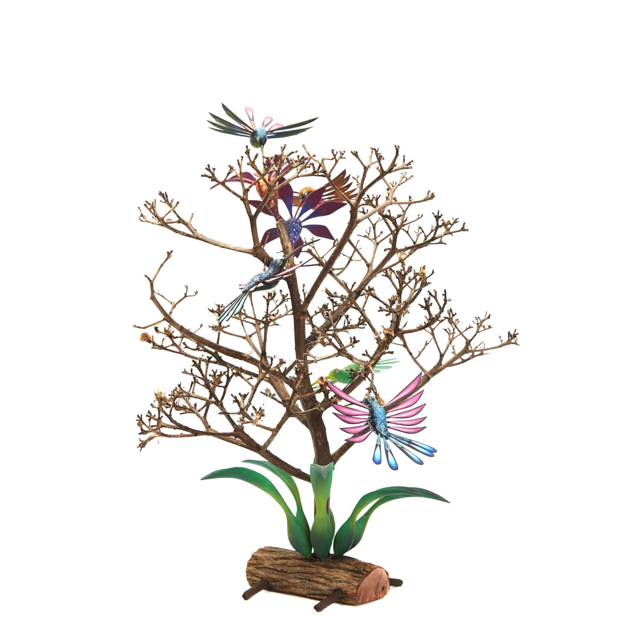 Arbol de Colibries - Hummingbirds Tree - Mexican Folk Art | Cactus Fine Art