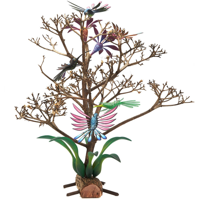 Arbol de Colibries - Hummingbirds Tree - Mexican Folk Art | Cactus Fine Art