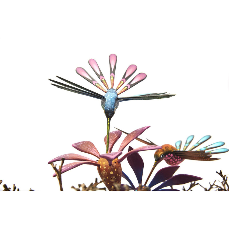 Arbol de Colibries - Hummingbirds Tree - Mexican Folk Art | Cactus Fine Art