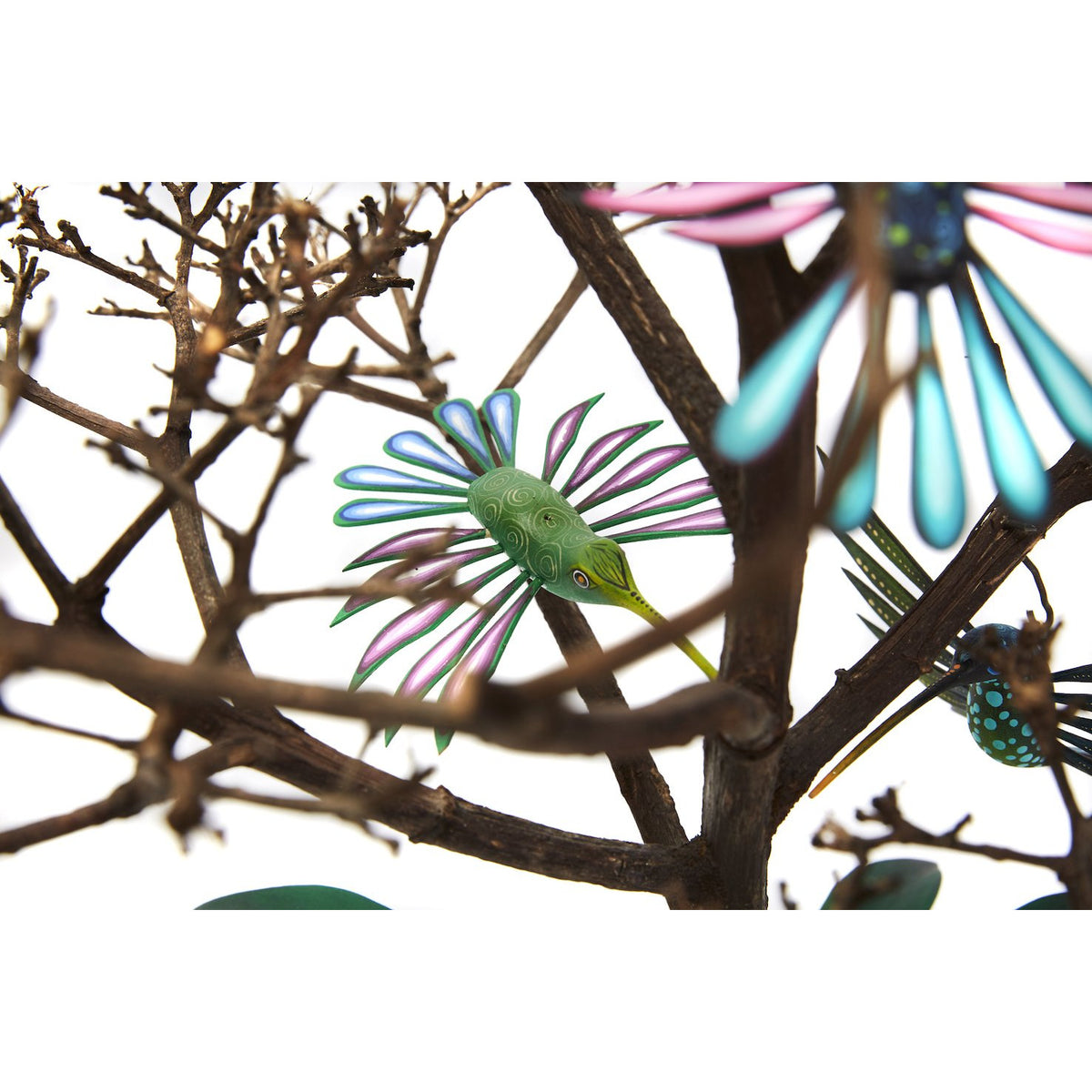 Arbol de Colibries - Hummingbirds Tree - Mexican Folk Art | Cactus Fine Art