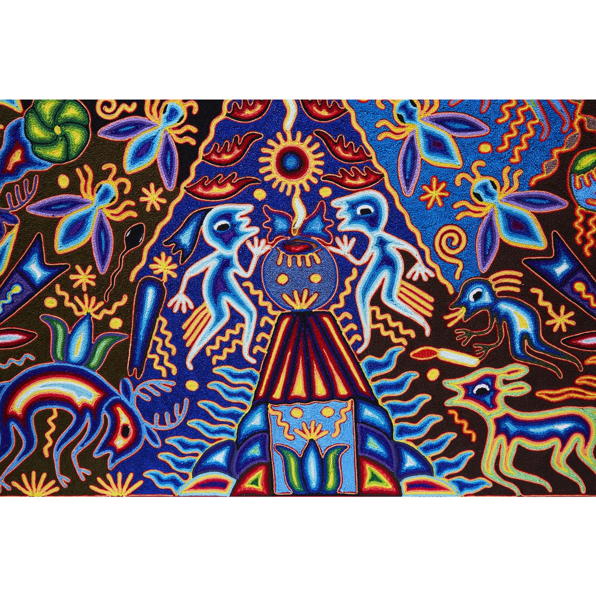 Maimi -  Yarn Painting - Mexican Huichol Art - Mexican Folk Art | Cactus Fine Art