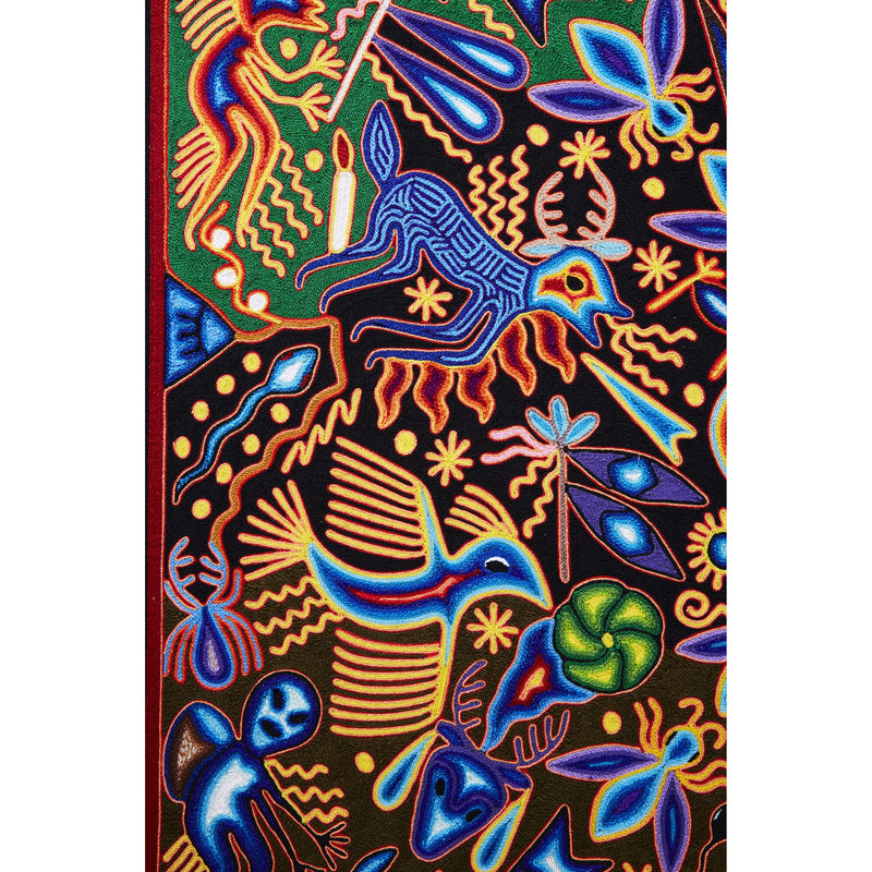 Maimi -  Yarn Painting - Mexican Huichol Art - Mexican Folk Art | Cactus Fine Art