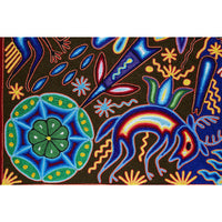 Maimi -  Yarn Painting - Mexican Huichol Art - Mexican Folk Art | Cactus Fine Art